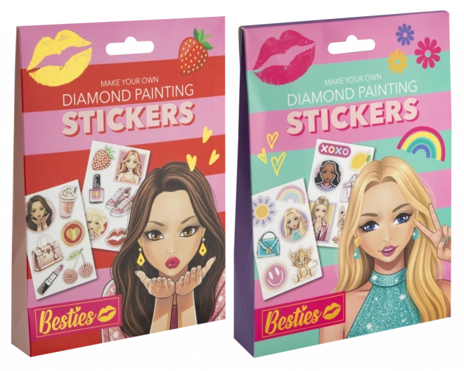 Diamond Painting Besties - Stickers