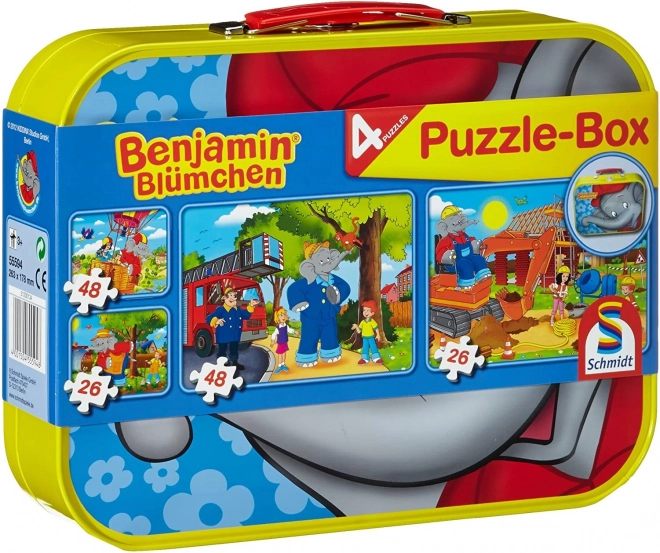 Benjamin the Elephant 4-in-1 Puzzle Set