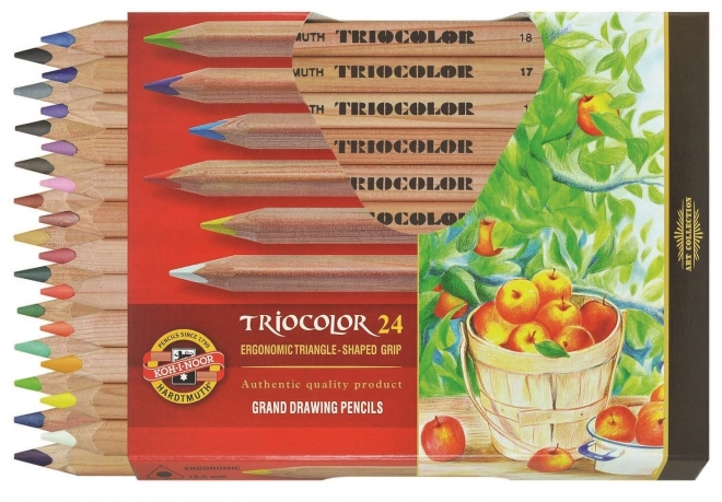 Triangular Colored Pencils - Natural Collection