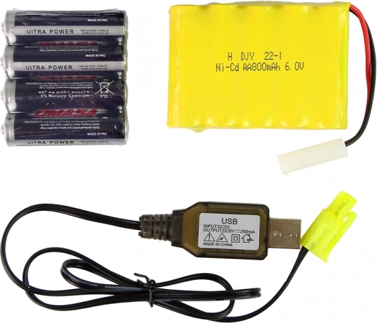 Rechargeable battery and cells included