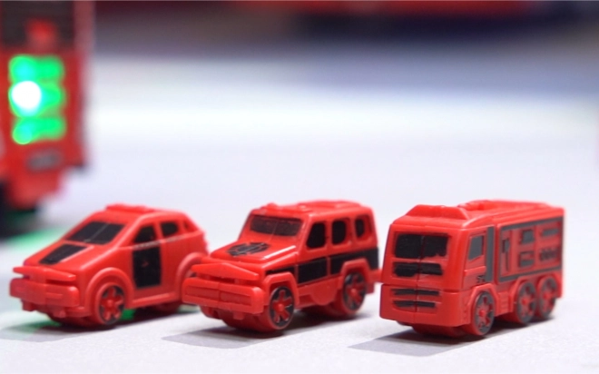 Autopompa dei Vigili del Fuoco Interattiva con Scala Mobile