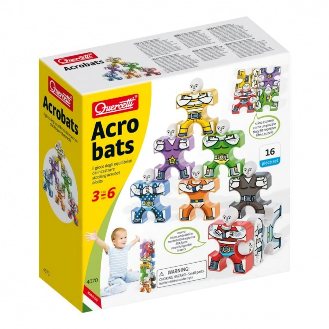 Quercetti Acrobats Stacking Game