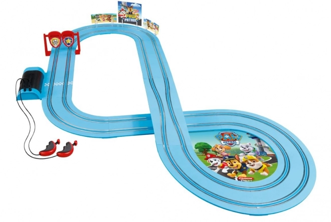 Paw Patrol Racing Track with Chase and Rubble