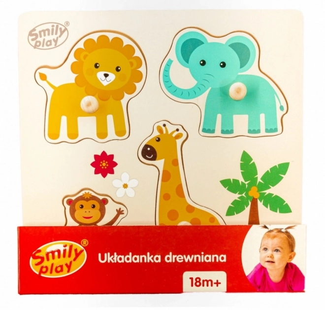 Wooden Animal Puzzle Set