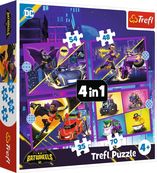 Trefl puzzle Batwheels: Meet the Team 4 in 1