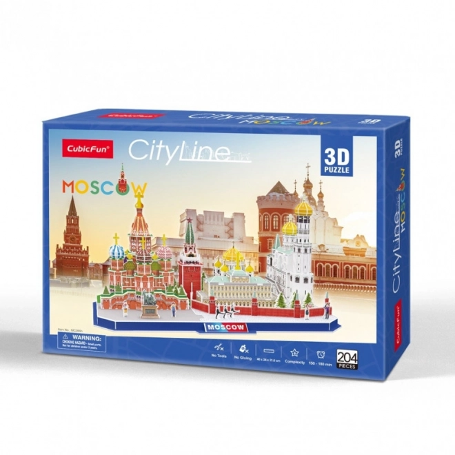 Moscow 3D Cityline Puzzle