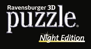 3D Eiffel Tower Puzzle Night Edition