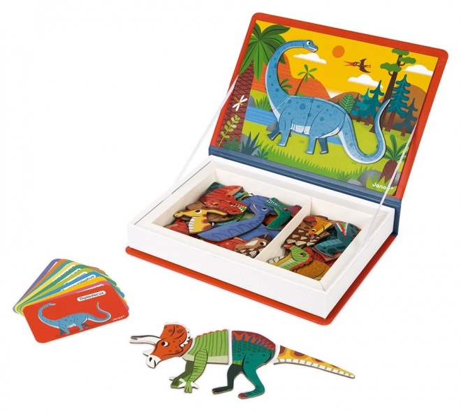 Magnetic Book Dinosaurs By Janod