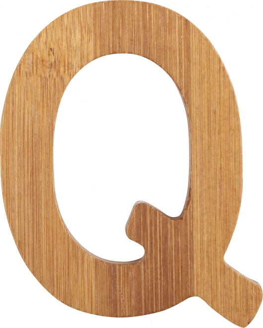 Bamboo Letter Q by Small Foot