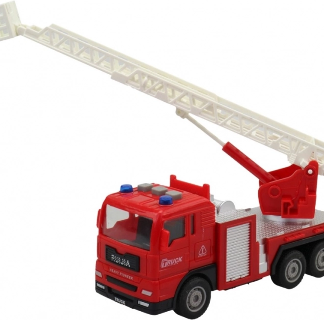 Fire Truck with Inertia and Sound Effects