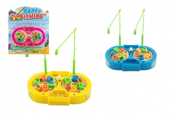 Magnetic Fishing Game with Colorful Fish and Rods