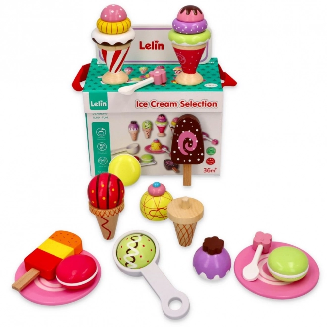 Wooden Ice Cream Toy Set