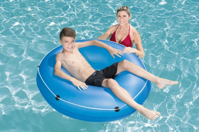 Inflatable Swimming Ring 12+ for Kids and Adults Blue