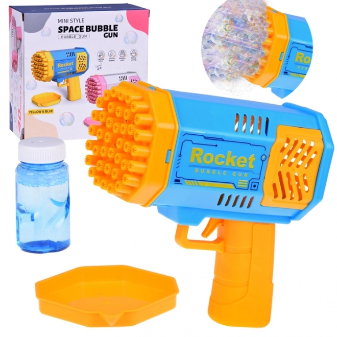 Bubble Gun Set Light + Liquid for Kids ZA4976