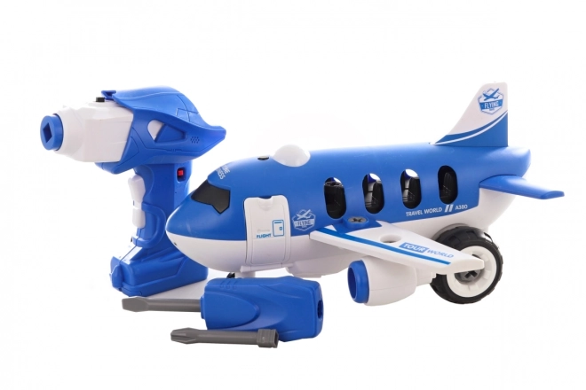 Remote Control Assembly Airplane Toy