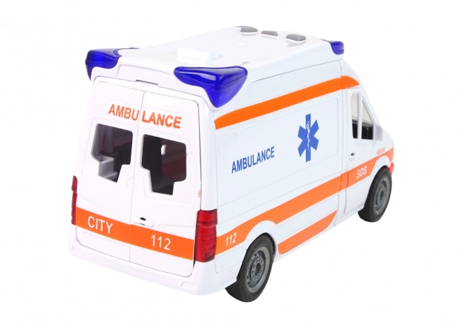 Interactive Ambulance Toy with Lights and Sound