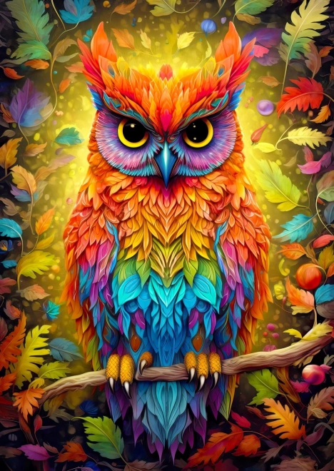 Enjoy autumn owl puzzle 1000 pieces