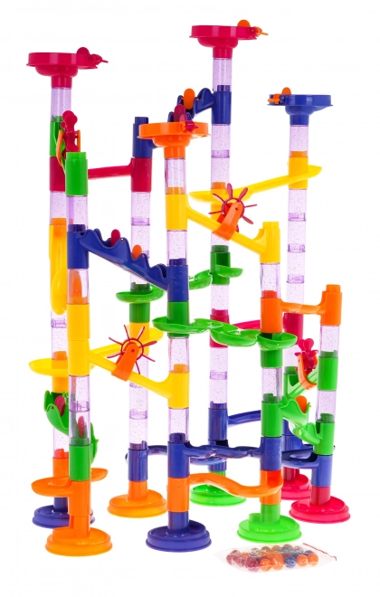 Colorful Marble Run Set for Kids 3+