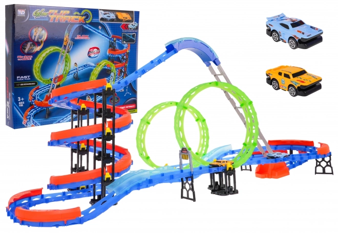 Extreme Racing Track with Ladder for Kids 3+