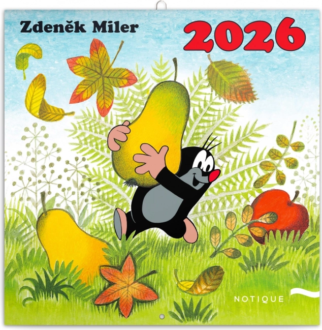 Krtek jegyzetes naptár 2026