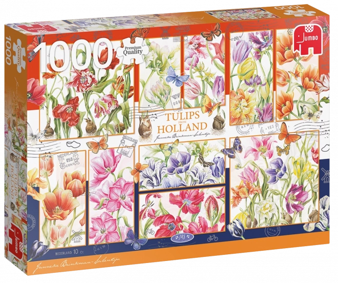 Jumbo Puzzle Dutch Tulips 1000 Pieces