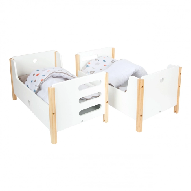 Small Foot Wooden Doll Bunk Bed Little Button