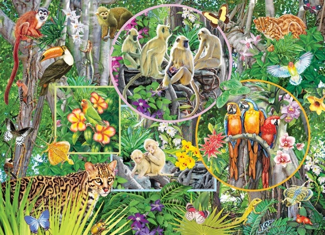 Cobble Hill Family Puzzle Jungle Magic 350 Pieces