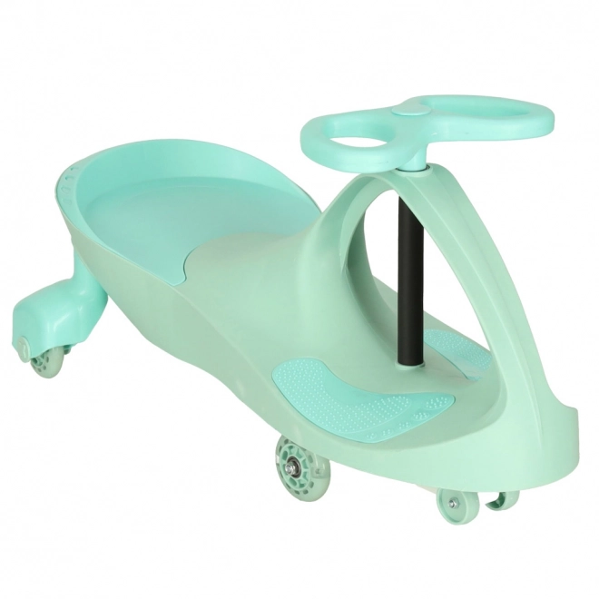Gravity Ride-On Toy with LED Wheels in Green and Yellow – Turquoise