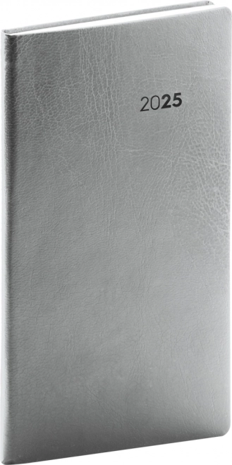 Notique Pocket Diary Balacron Silver 2025