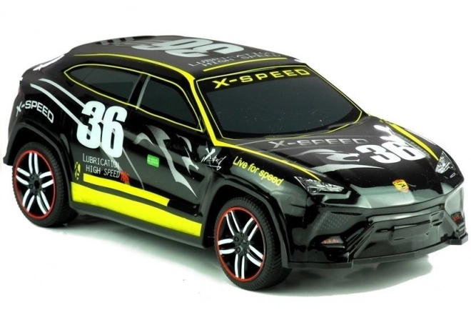 Remote Controlled Black Sports Car