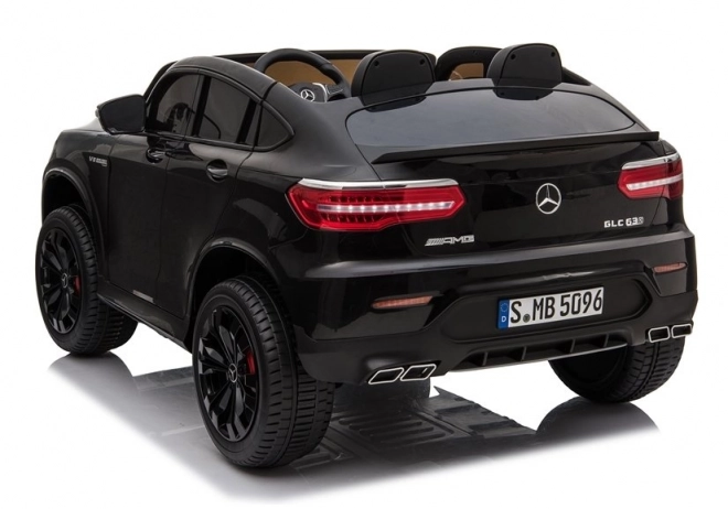 Black Electric Mercedes GLC 63S Ride-On Car for Kids