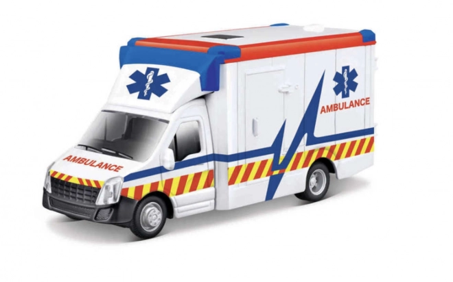 Bburago Ambulance with Stretcher Toy Vehicle