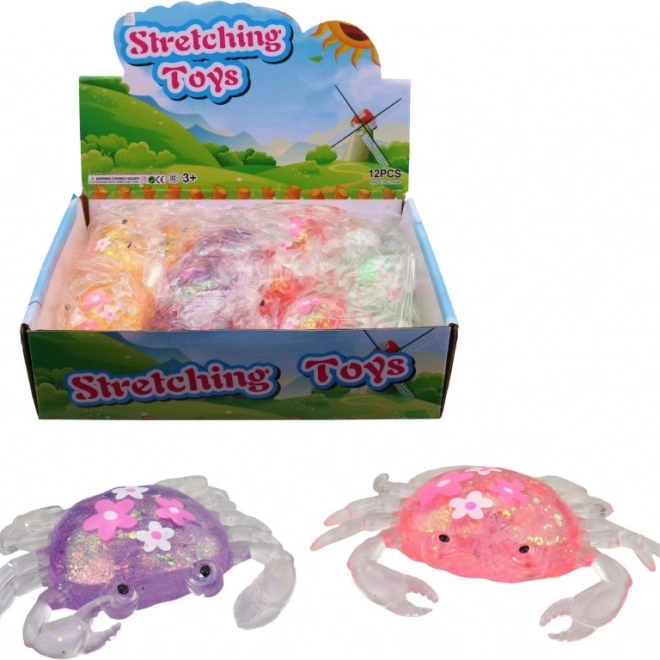 Granchio di gomma 9 cm in confezione regalo