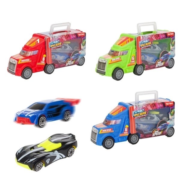 Race Car Transport Truck Set