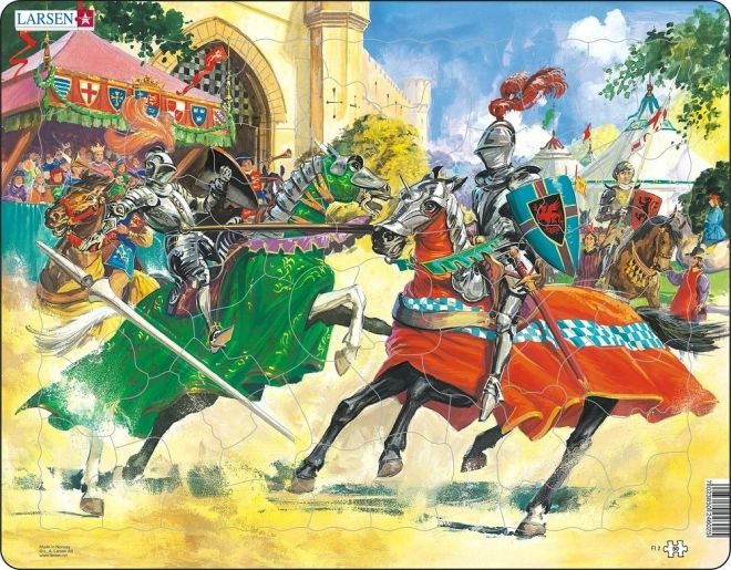 Knight Tournament Jigsaw Puzzle for Children