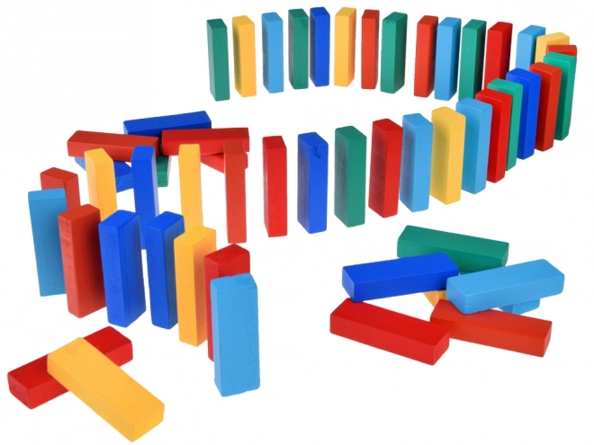 Jenga Tower Colorful Wooden Blocks