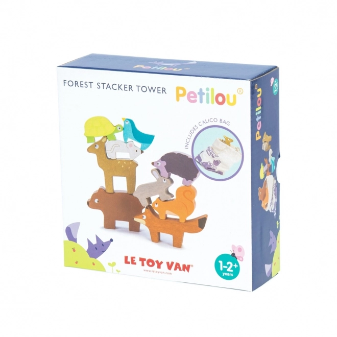 Le Toy Van Petilou Stacking Animal Tower