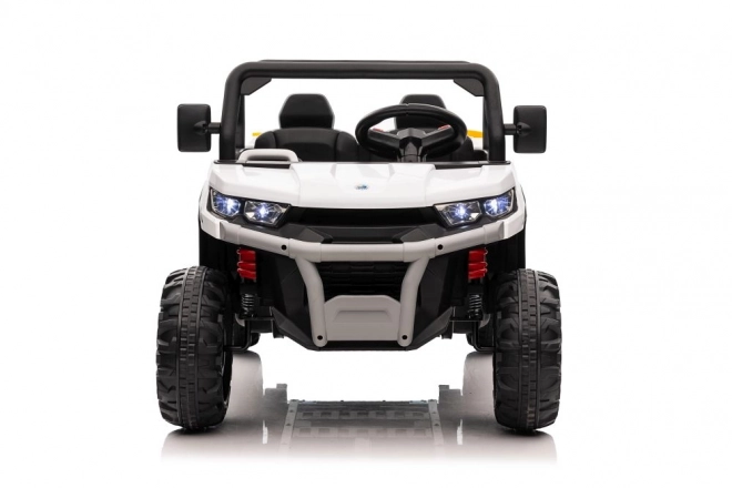 White Electric Ride-On Car 4x4