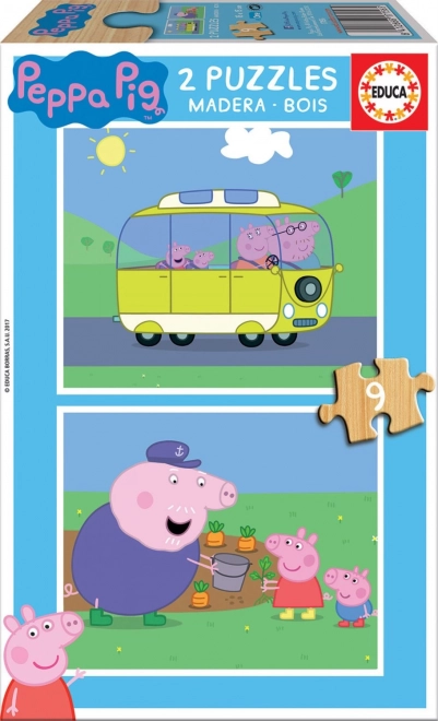 Peppa Pig Wooden Puzzle by EDUCA