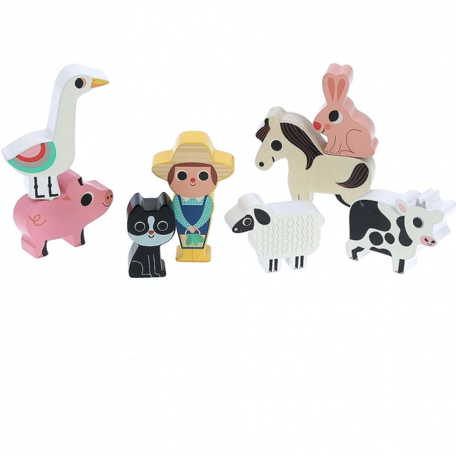 Wooden Farm Animal Sorter by Vilac