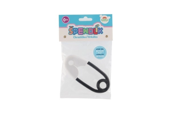 Baby Rattle Pin Plastic 12cm