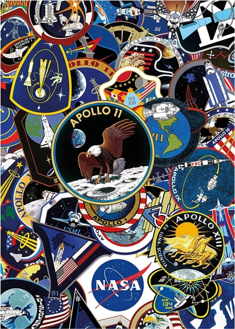 NASA Mission Patches 1000-Piece Puzzle