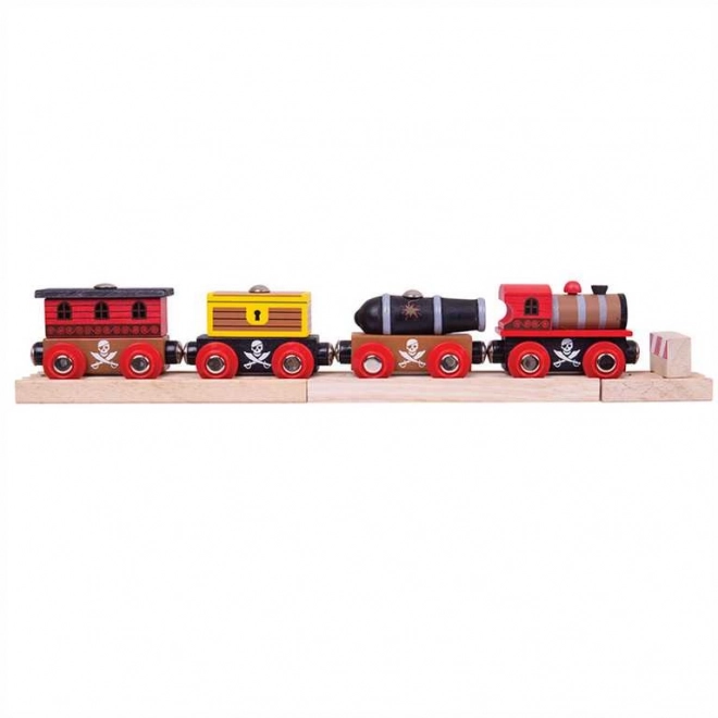 Bigjigs Rail Pirate Train Set