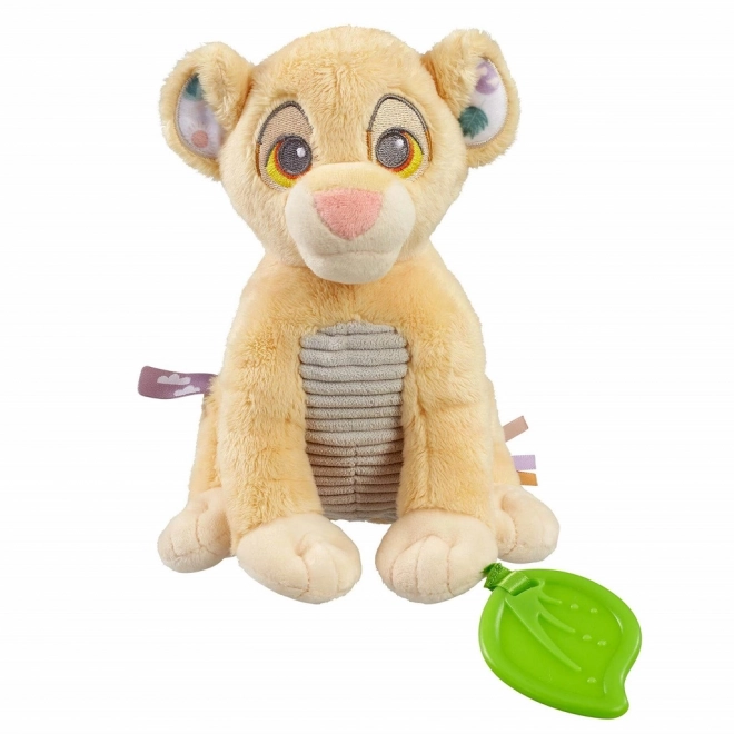 Disney Simba Plush Lion King Activity Toy with Teether