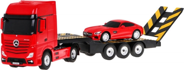 Camion RC MERCEDES‑BENZ Actros con semirimorchio + MERCEDES‑BENZ AMG GT