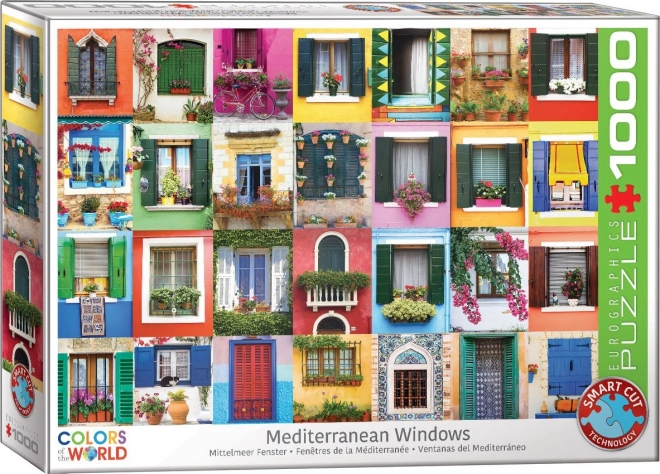 Mediterranean Windows Puzzle 1000 Pieces