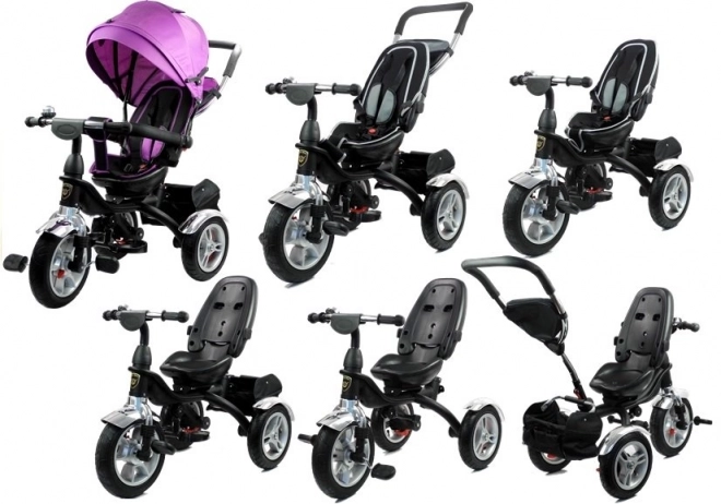 Violet Multifunctional Tricycle