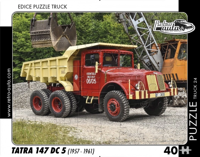 Retro Cars Puzzle Tatra Truck