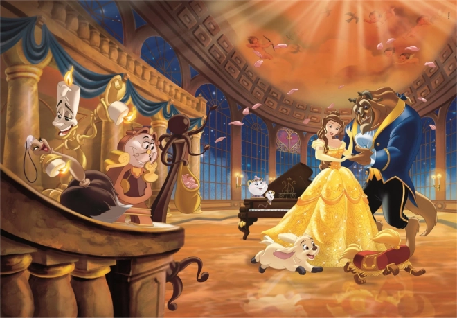 Beauty and the Beast Puzzle in Suitcase - 1000 Pieces