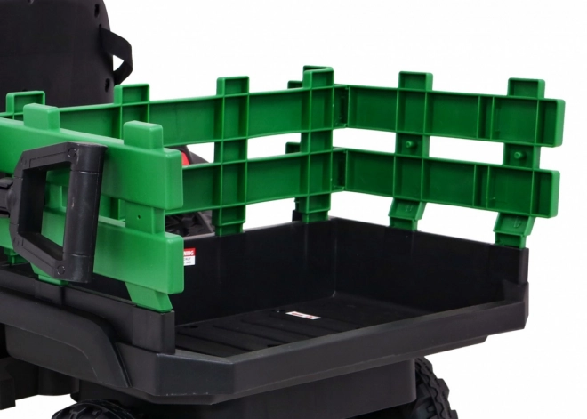 Titanium Tractor with Green Trailer